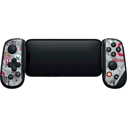 Ohio State University Pattern Backbone One for iPhone Game Controller Skin